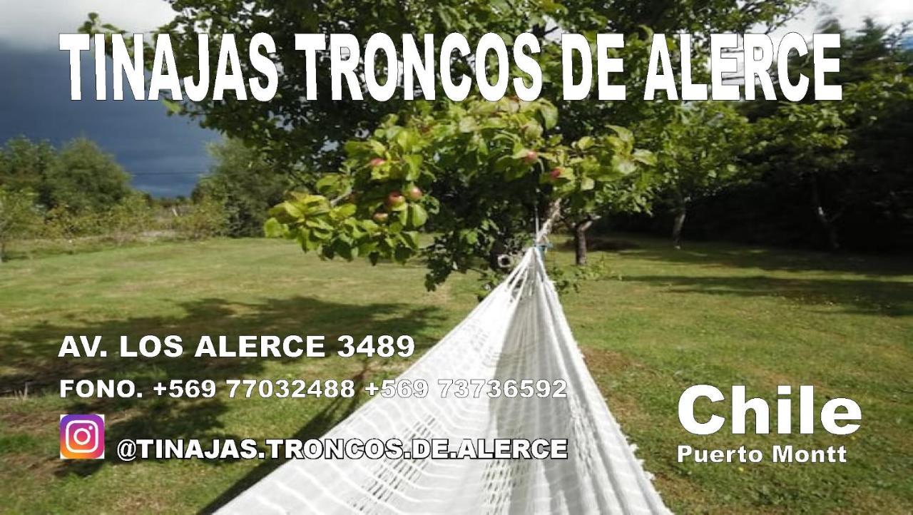 Troncos De En Puerto Montt Con Tinaja Caliente * Alerce